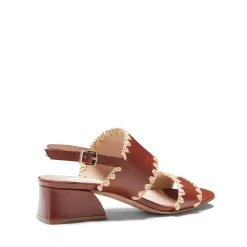 Almond Leather Sandal | Fratelli Rossetti