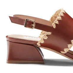 Almond Leather Sandal | Fratelli Rossetti