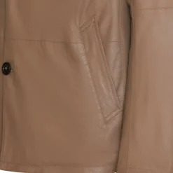 Beige Reversible Suede Jacket | Fratelli Rossetti