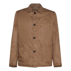 Beige Reversible Suede Jacket | Fratelli Rossetti