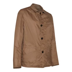 Beige Reversible Suede Jacket | Fratelli Rossetti