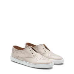 Beige Suede Hobo Sport Sneaker | Fratelli Rossetti