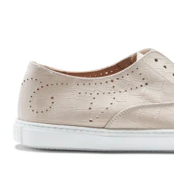 Beige Suede Hobo Sport Sneaker | Fratelli Rossetti