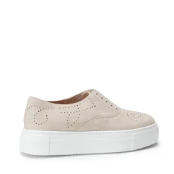 Beige Suede Hobo Sport Sneaker | Fratelli Rossetti