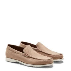 Beige Suede Loafer | Fratelli Rossetti