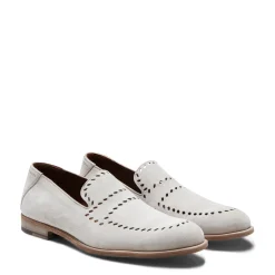 Beige Woven Suede Slippers | Fratelli Rossetti