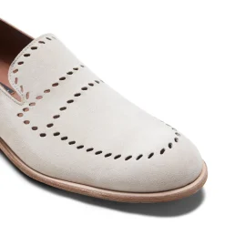 Beige Woven Suede Slippers | Fratelli Rossetti