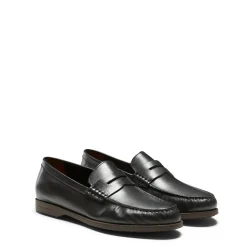 Black Leather Band Loafer | Fratelli Rossetti