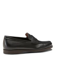 Black Leather Band Loafer | Fratelli Rossetti