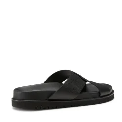 Black Leather Sandal | Fratelli Rossetti