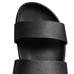 Black Leather Sandal | Fratelli Rossetti