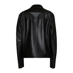 Black Nappa Leather Jacket | Fratelli Rossetti