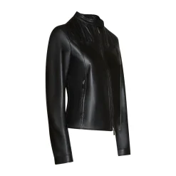 Black Nappa Leather Jacket | Fratelli Rossetti