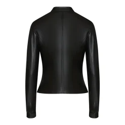 Black Nappa Leather Jacket | Fratelli Rossetti