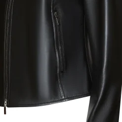 Black Nappa Leather Jacket | Fratelli Rossetti