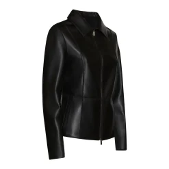 Black Nappa Leather Jacket | Fratelli Rossetti