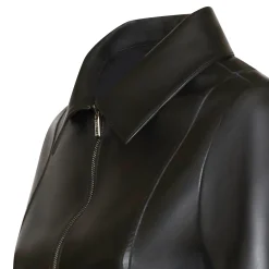 Black Nappa Leather Jacket | Fratelli Rossetti