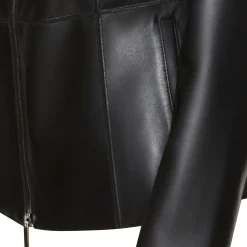 Black Nappa Leather Jacket | Fratelli Rossetti