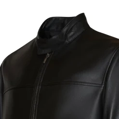 Black Nappa Leather Jacket | Fratelli Rossetti