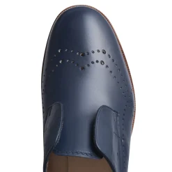 Blue Leather Lace-up Shoes | Fratelli Rossetti