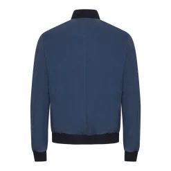 Blue Suede Bomber Jacket | Fratelli Rossetti