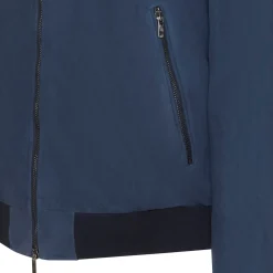 Blue Suede Bomber Jacket | Fratelli Rossetti