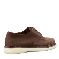 Brown Suede Lace-up Shoe | Fratelli Rossetti