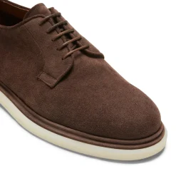 Brown Suede Lace-up Shoe | Fratelli Rossetti
