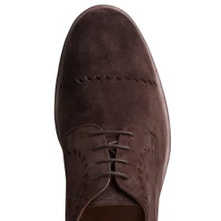 Brown Suede Lace-up Shoe | Fratelli Rossetti