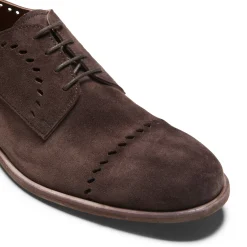 Brown Suede Lace-up Shoe | Fratelli Rossetti