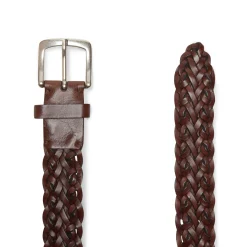 Cintura Uomo In Pelle Intrecciata-Fratelli Rossetti