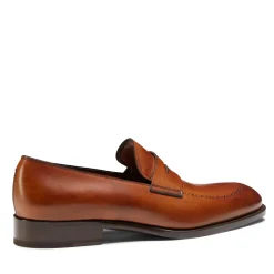 Cognac Couloured- Leather Loafer