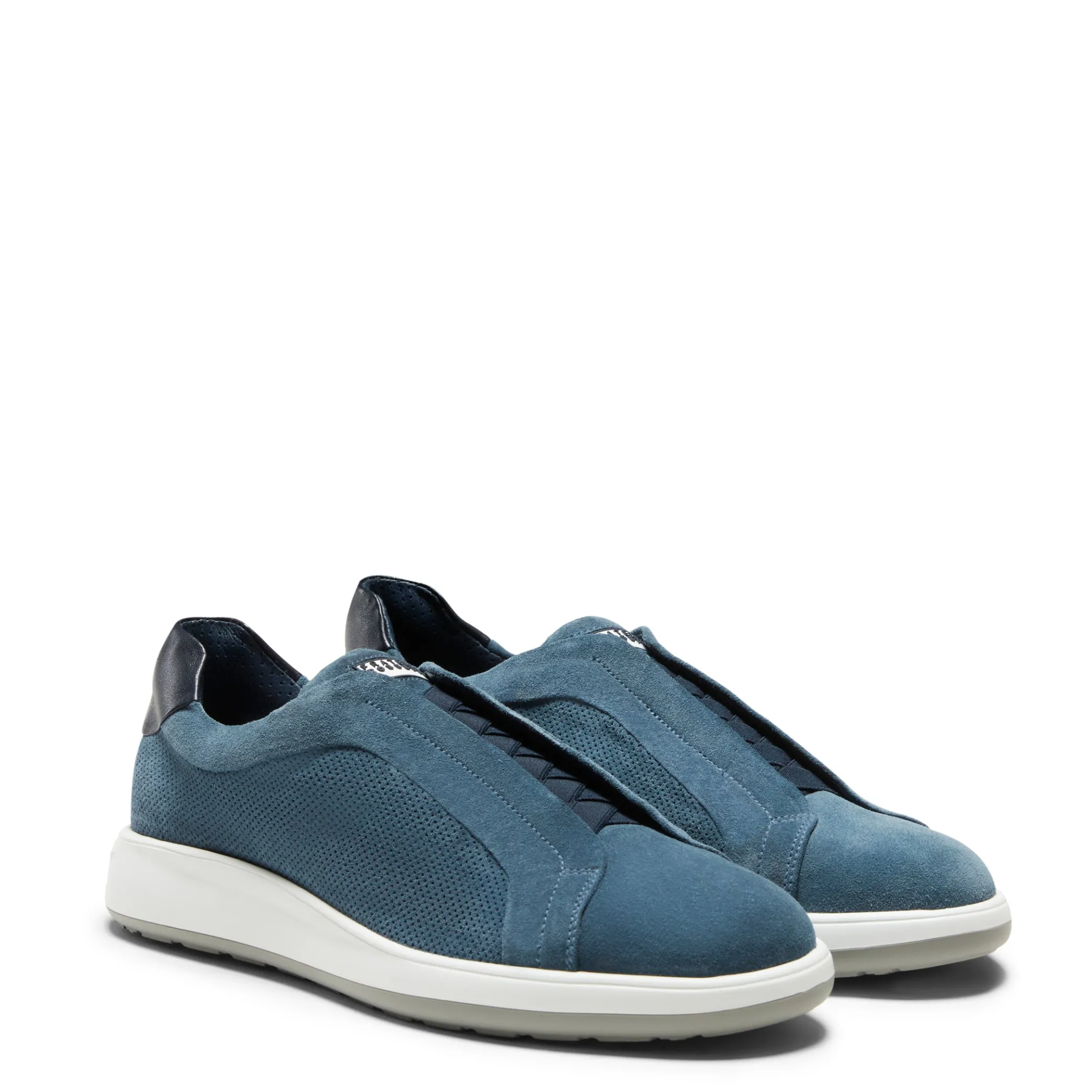 Gentian Blue Suede Sneaker | Fratelli Rossetti