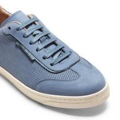 Gentian-blue Suede Sneakers | Fratelli Rossetti