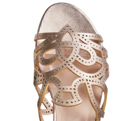 Gold Leather Sandal | Fratelli Rossetti