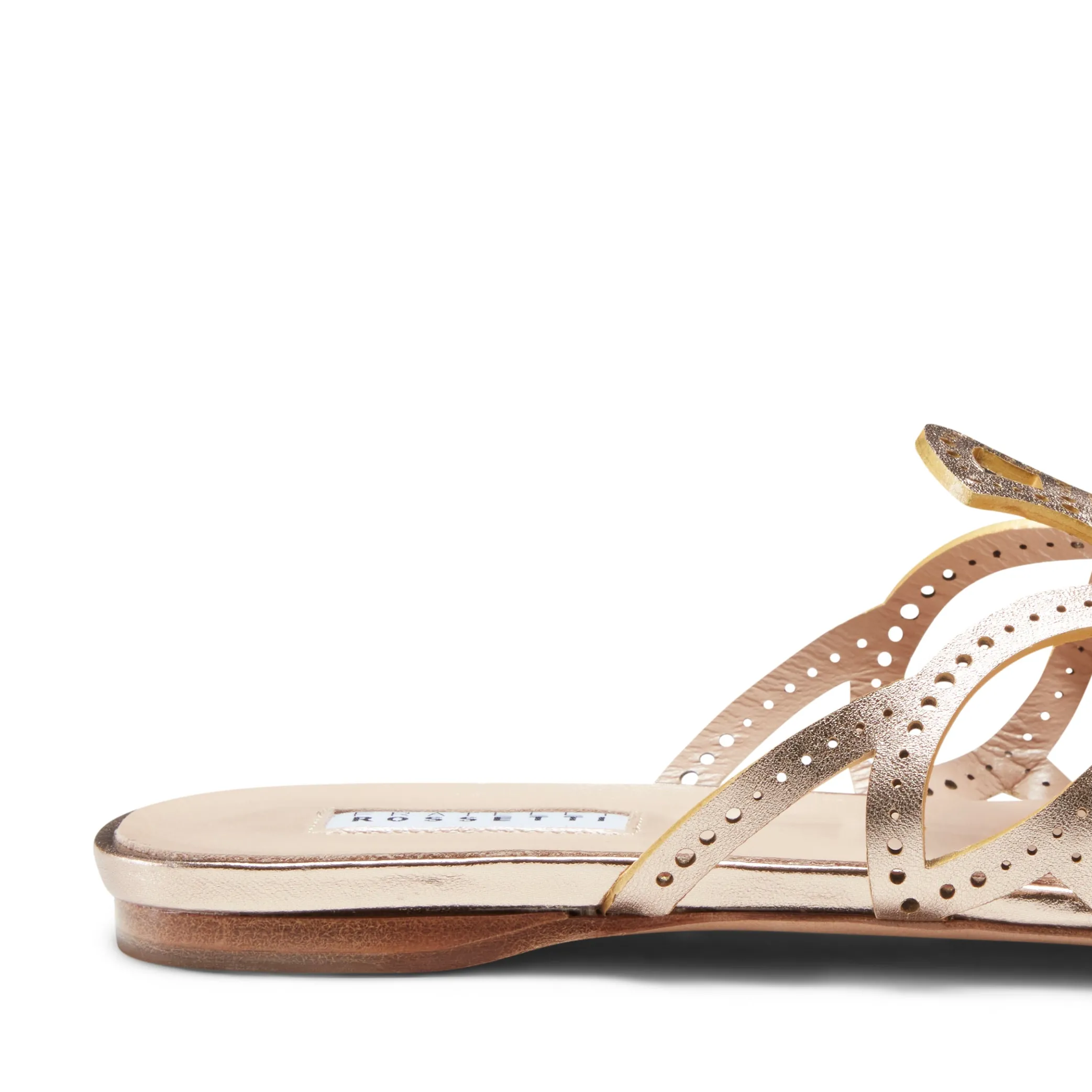 Gold Leather Sandal | Fratelli Rossetti
