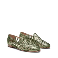 Green Woven Slipper | Fratelli Rossetti