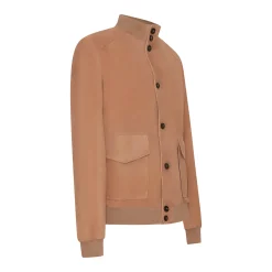 Hazelnut Suede Jacket | Fratelli Rossetti