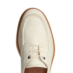 Ivory Leather Lace-up Shoe | Fratelli Rossetti