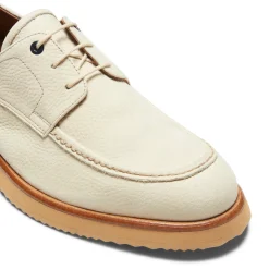 Ivory Leather Lace-up Shoe | Fratelli Rossetti