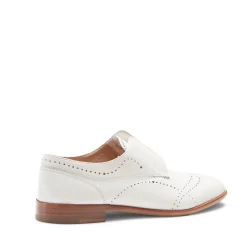 Ivory Leather Lace-up Shoes | Fratelli Rossetti
