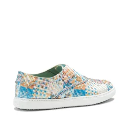 Light Blue Embroidered Fabric Hobo Sport Sneakers | Fratelli Rossetti