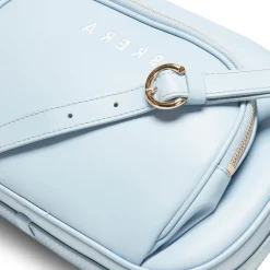 Light Blue Leather Brera Shoulder Bag | Fratelli Rossetti
