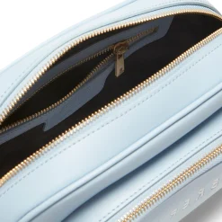 Light Blue Leather Brera Shoulder Bag | Fratelli Rossetti