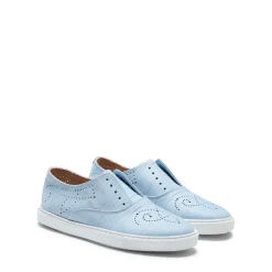 Light Blue Suede Hobo Sport Sneaker | Fratelli Rossetti