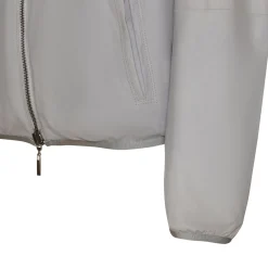 Light Grey Reversible Suede Jacket | Fratelli Rossetti