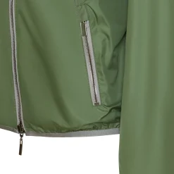 Light Grey Reversible Suede Jacket | Fratelli Rossetti