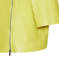 Lime Green Nappa Cape | Fratelli Rossetti