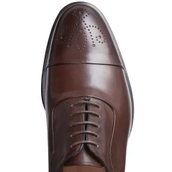 Mahogany Leather Lace-up Shoe | Fratelli Rossetti