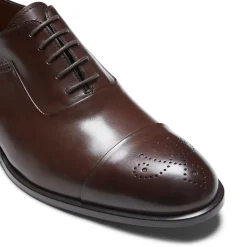 Mahogany Leather Lace-up Shoe | Fratelli Rossetti